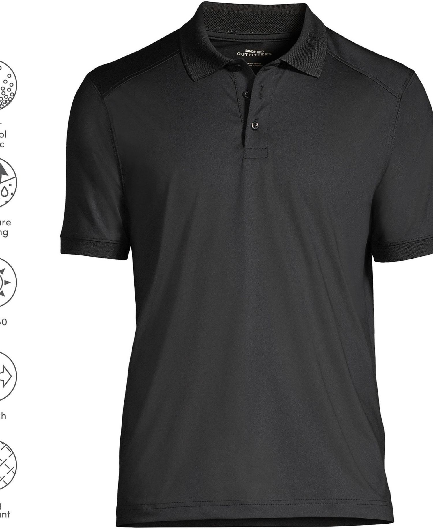 Men's Short Sleeve Rapid Dry Active Polo Shirt