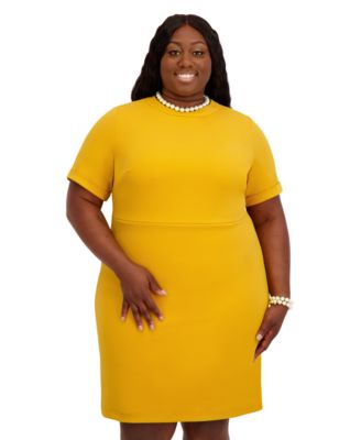 Women's Short Sleeve Crewneck Dress