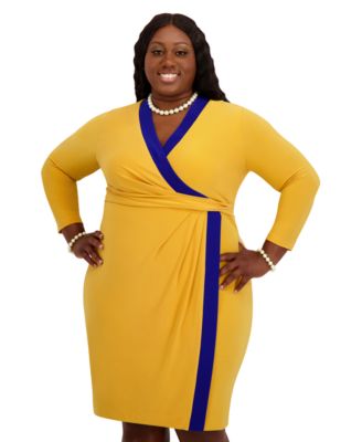 Women's City Wrap V-Neck Dress