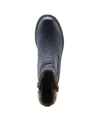 Wibea Slouch Shaft Water-Resistant Booties with Sweater Cuff & Shock-Absorbing Sole