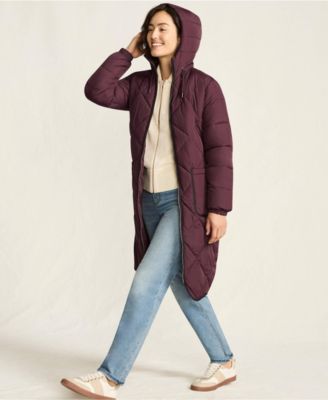 Women's FeatherFree Insulated Diamond Quilted Maxi Coat
