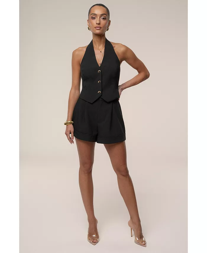Women's Luxe Halter Vest - thumbnail 4