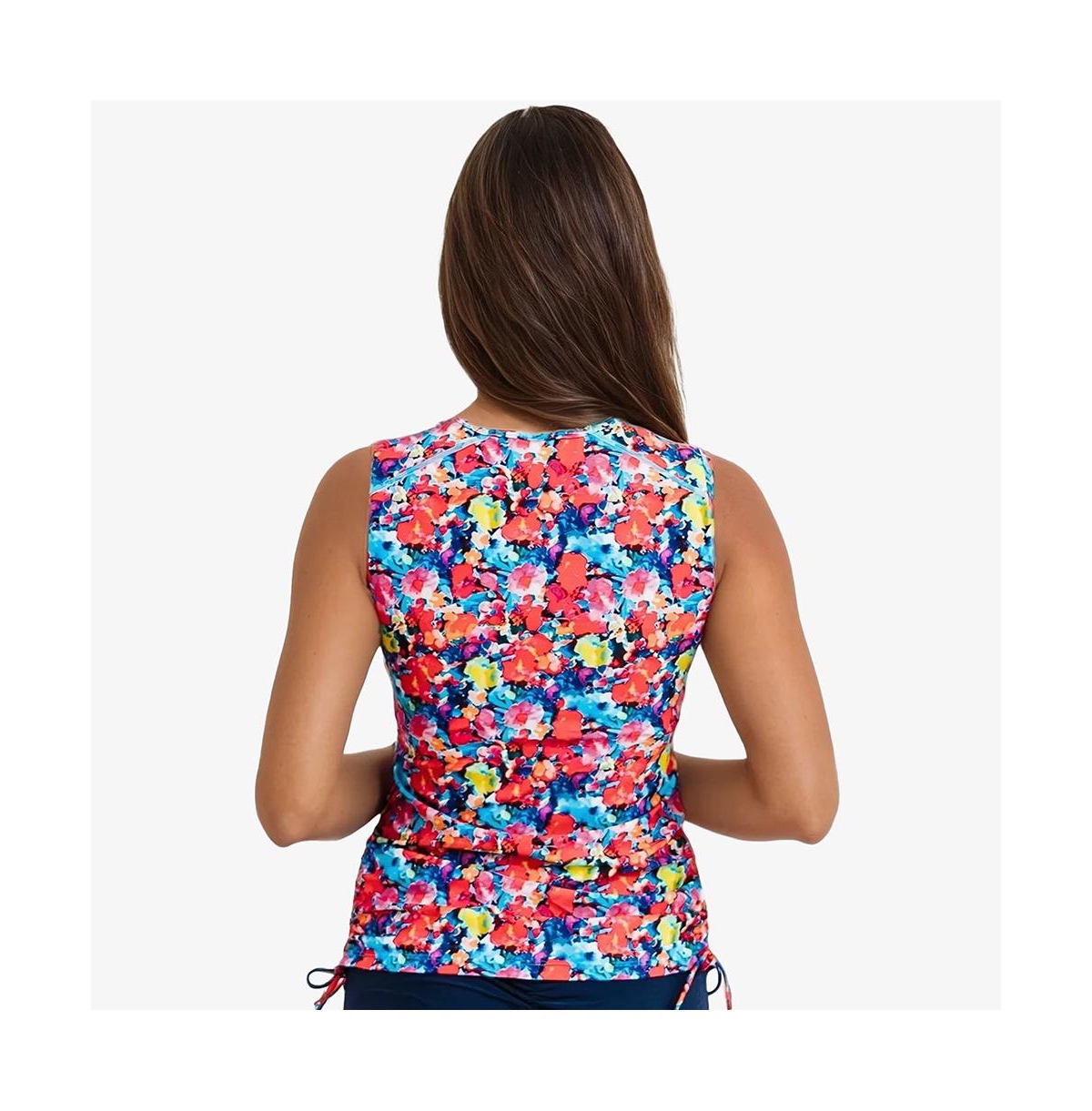 Calypsa Plus Closed Back Maya Swim Top