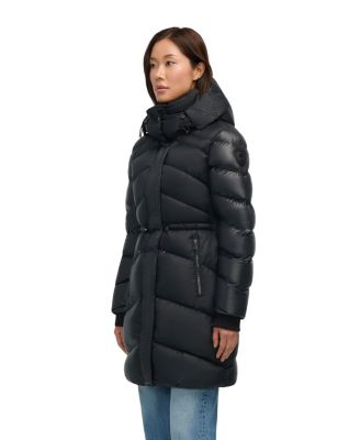 Women's Saturn Mid-Length Quilted Puffer with Removable Hood