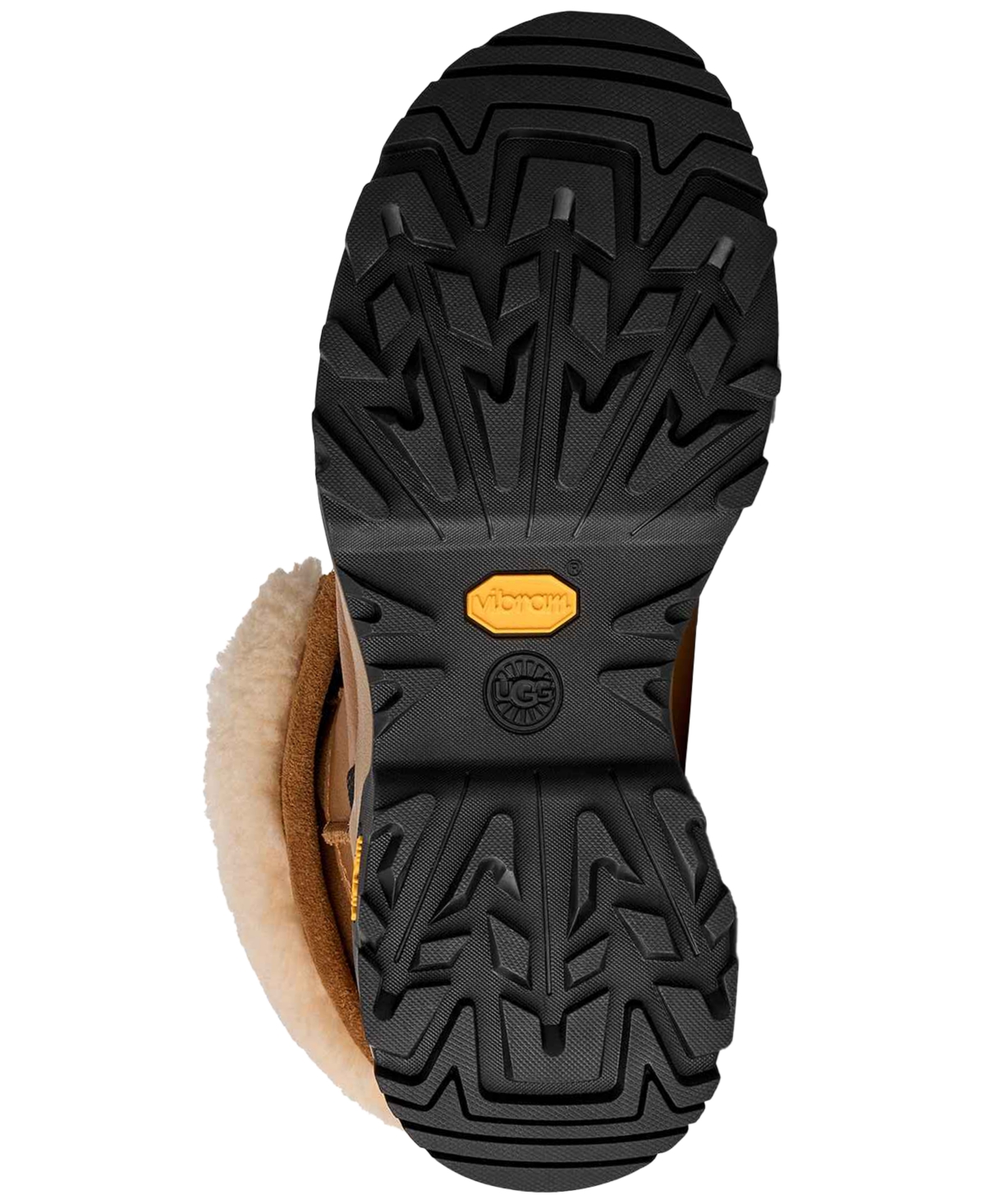 Ugg Round-toe Lace-up Boots In Brown