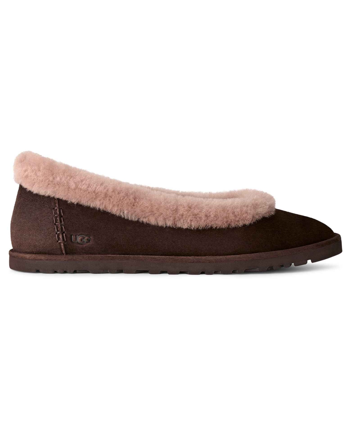 Ugg Women's Zora Ballet Round Toe Flats In Brown