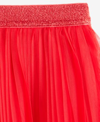 Girls' 5-20 Glitter-Waistband Tulle Skirt, Macy's Exclusive