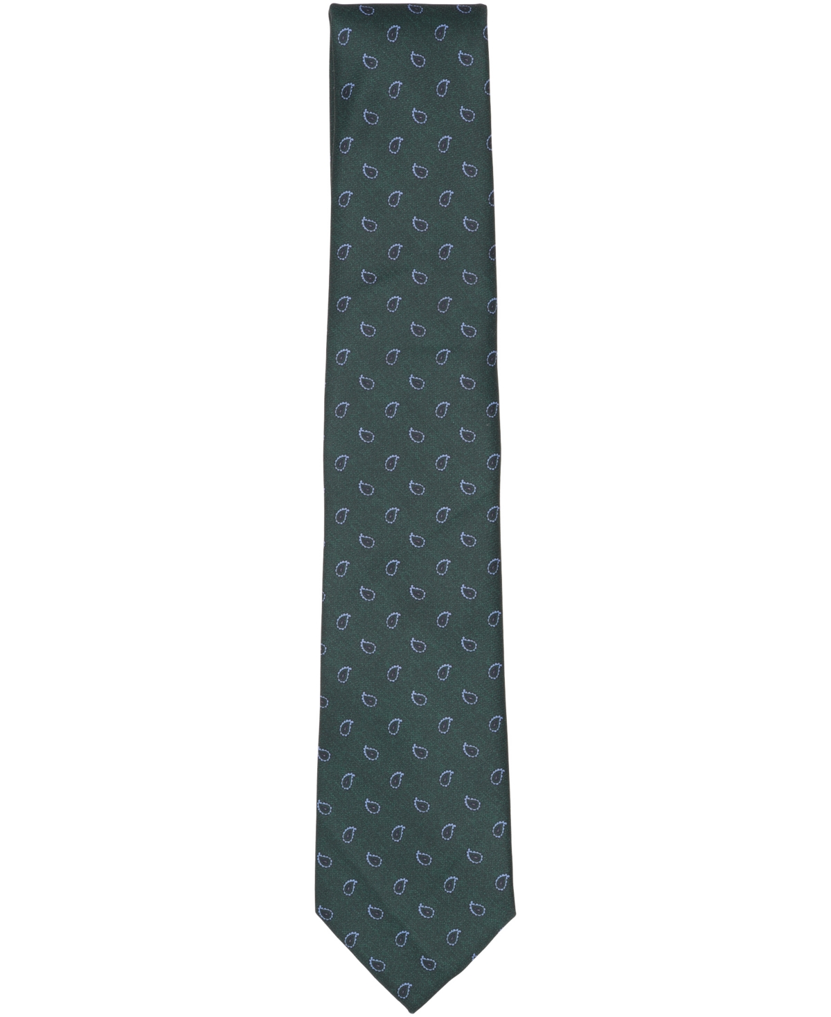 Club Room Men's Maple Pine Tie, Macy's Exclusive In Green