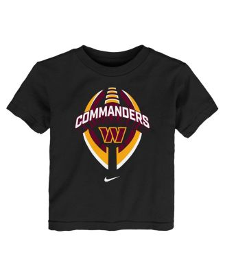 Toddler Black Washington Commanders Icon Legend T-Shirt
