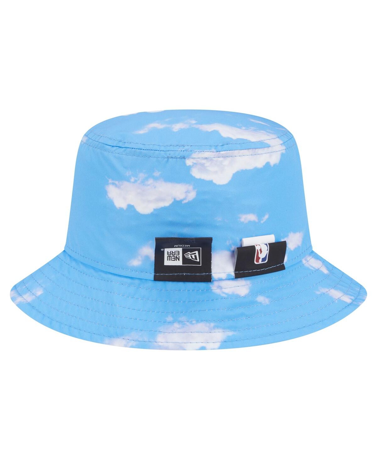 New Era Men's Black/light Blue Golden State Warriors Summer Sun And Storm Reversible Bucket Hat In Blue