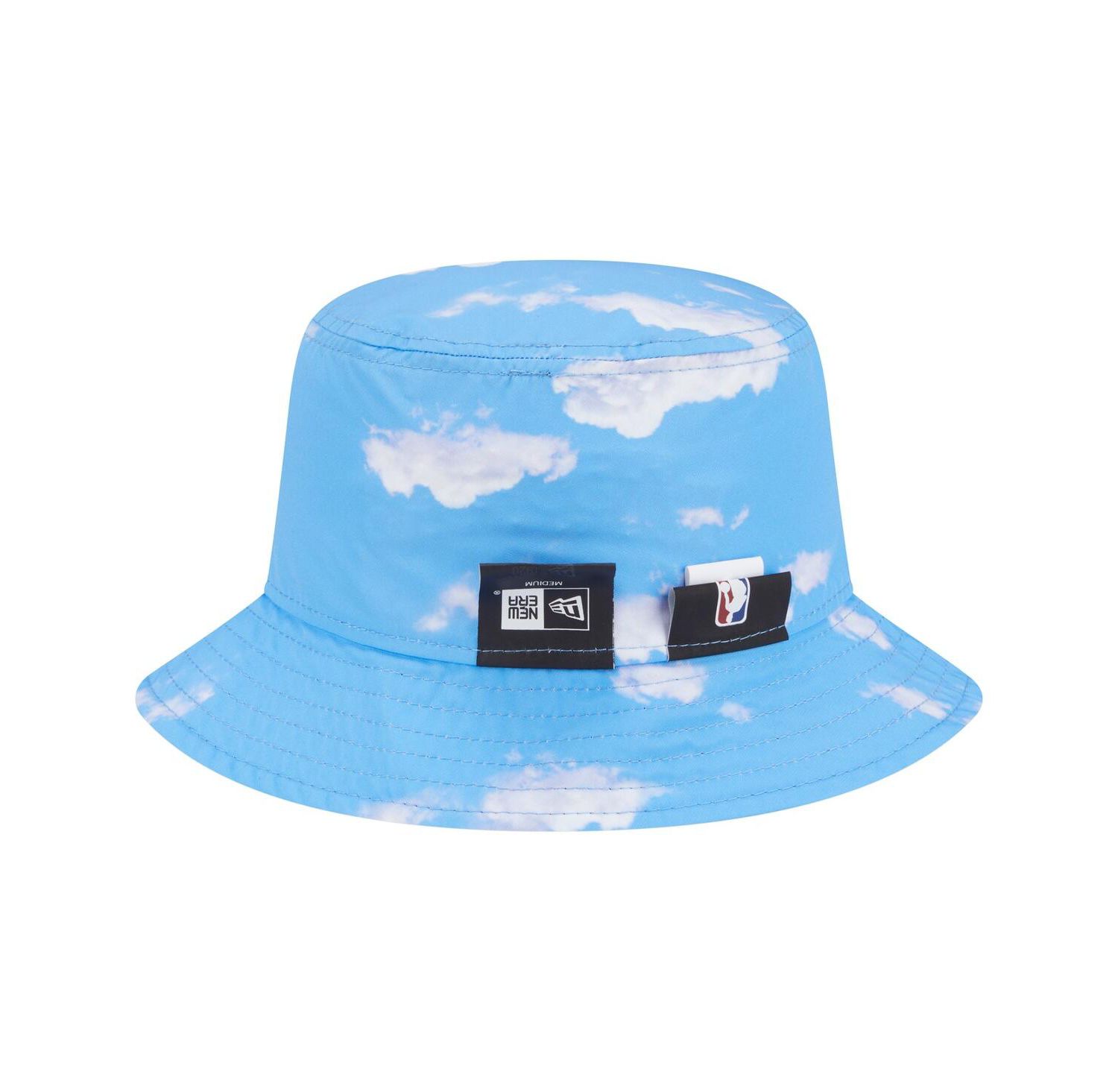Men's Black/Light Blue Golden State Warriors Summer Sun and Storm Reversible Bucket Hat