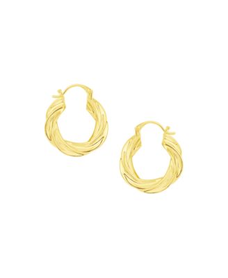 Twisted Hoop Earrings