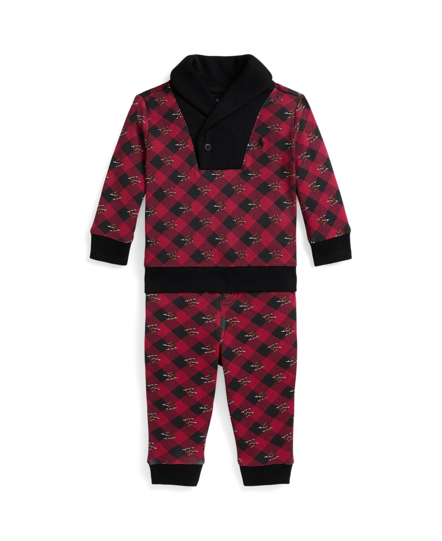 Baby Boys' Pull-On Top and Pants, 2-Piece Set