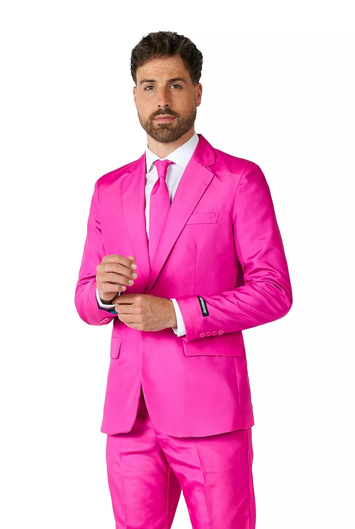 Men's Party Costumes - Solid Color Suit - Halloween Party Outfit - thumbnail 3