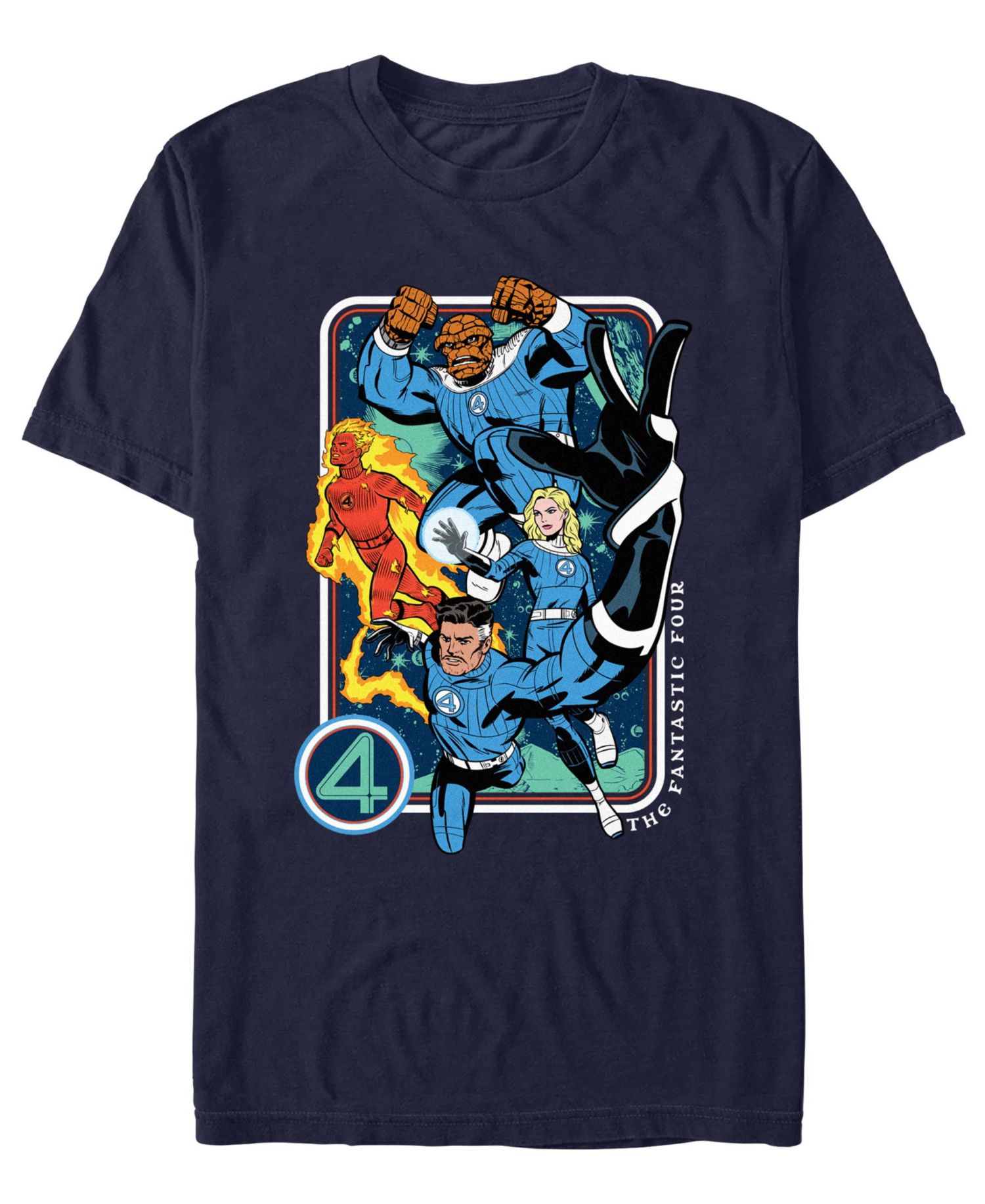 Men's Fantastic 4 First Steps Crewneck Regular Fit T-Shirt