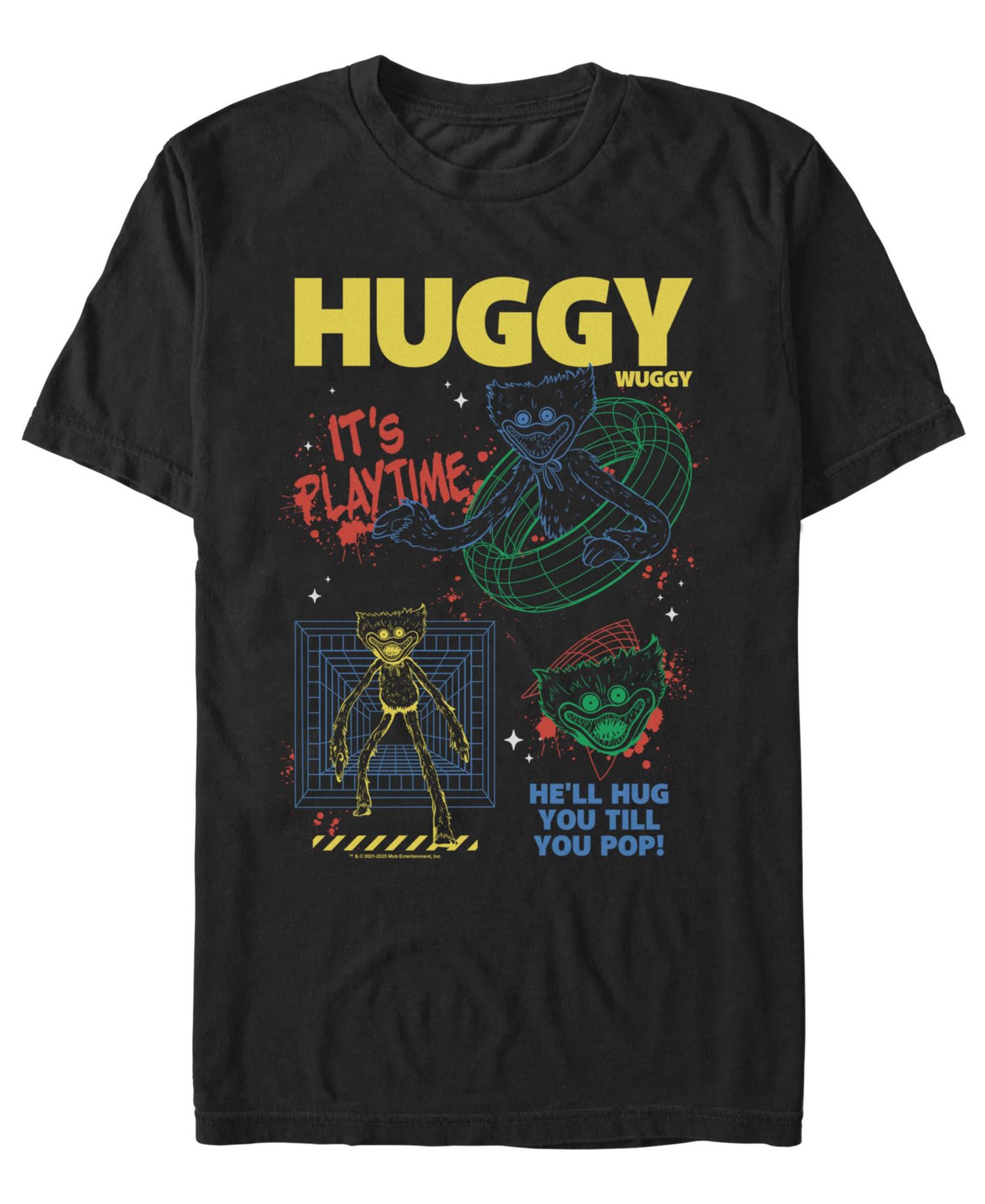 Men's Poppy Playtime Graphic Print T-Shirt