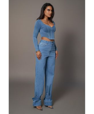 Women's Tesa Sweetheart Denim Top