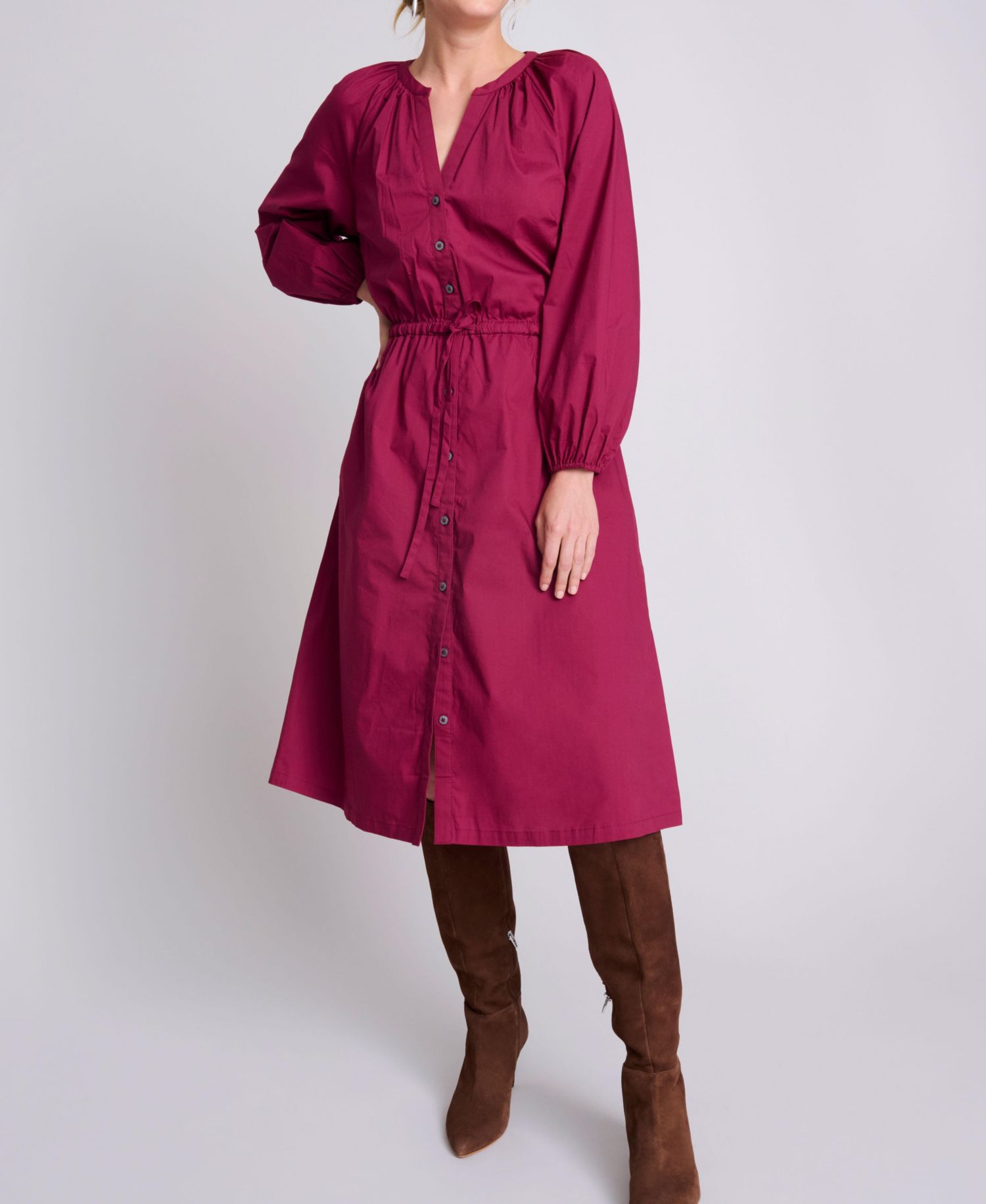 Women's Stretch Midi Farrah Dress