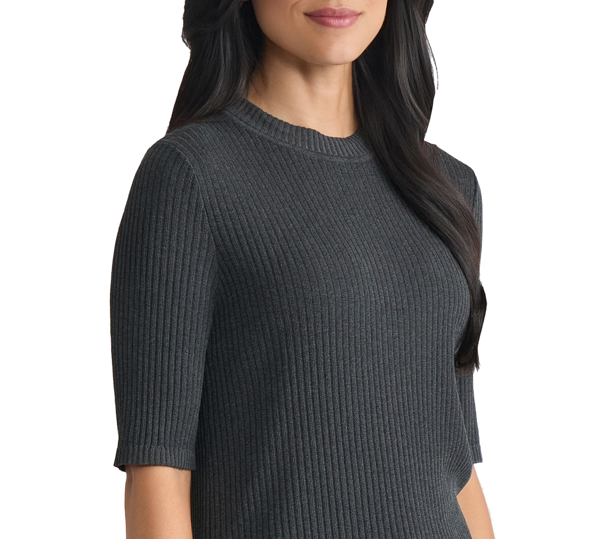 Jones New York Women's Sutton Crew Neck T-Shirt Sweater