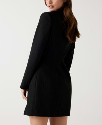 Women’s LS Zanita Stripe Long Sleeve Blazer Dress