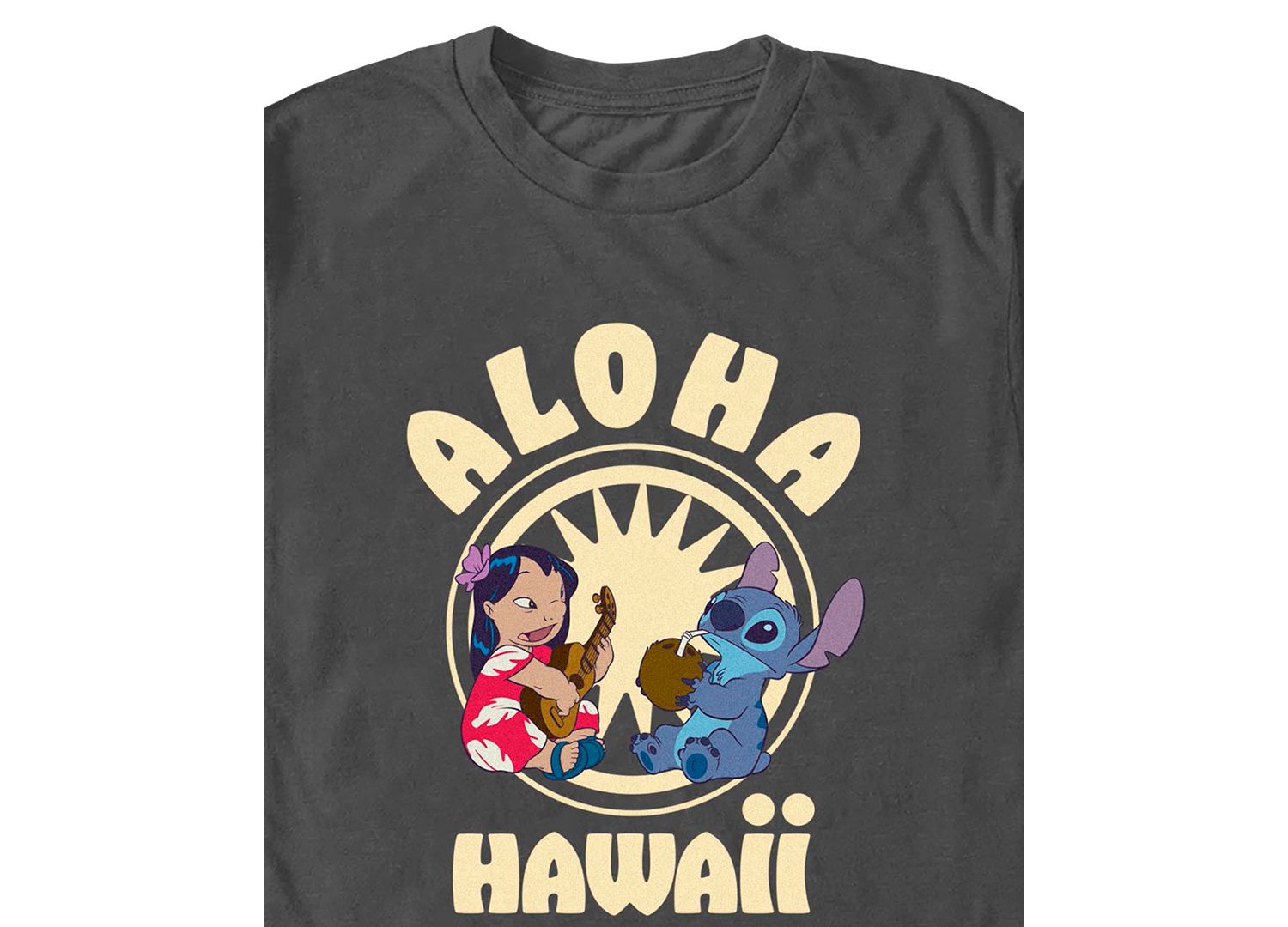 Men's Lilo & Stitch Graphic Print T-Shirt