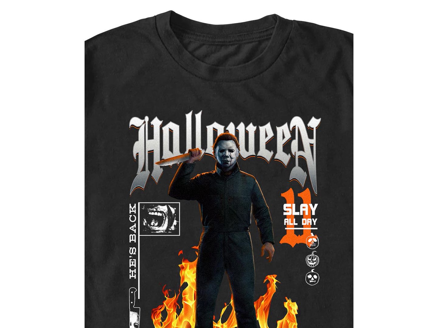 Мужская футболка Fifth Sun Halloween 2 Crewneck, цвет: Чёрный — фото 3