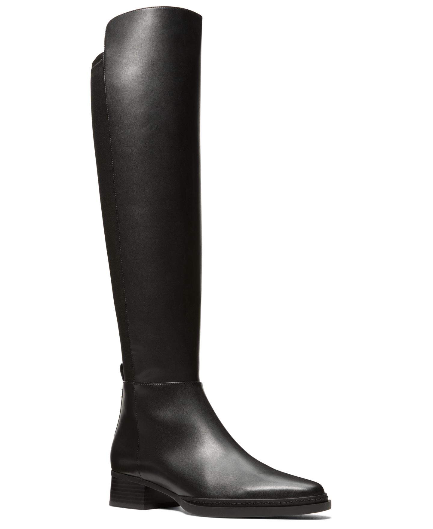 Женские ботинки Michael Kors Lex Block Heel, цвет: Чёрный — фото 1