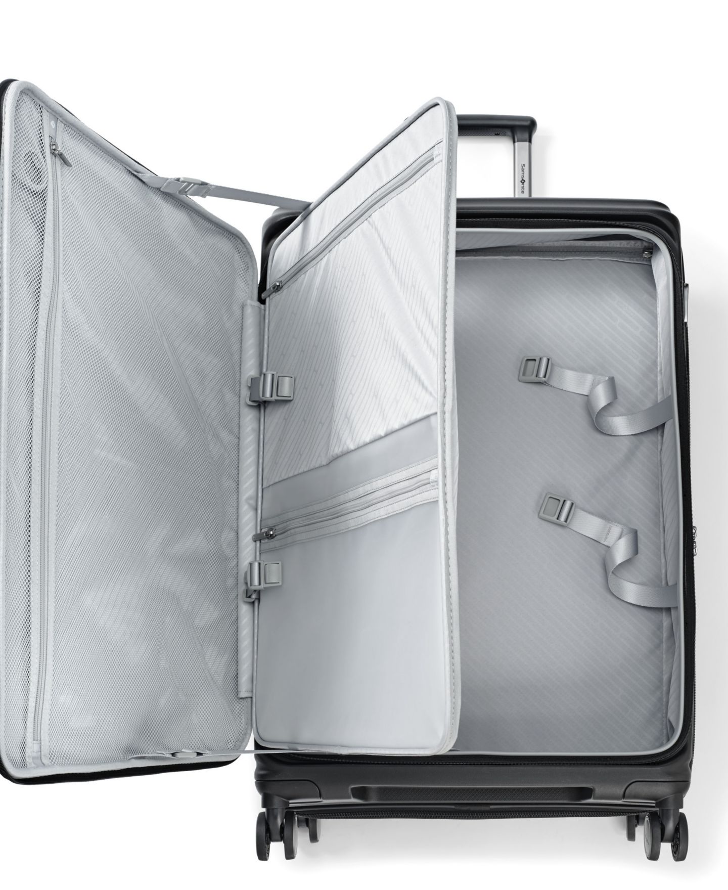 Чемодан Samsonite Paralux Hardside Large 30" Check-In Spinner Luggage, цвет: Чёрный — фото 9