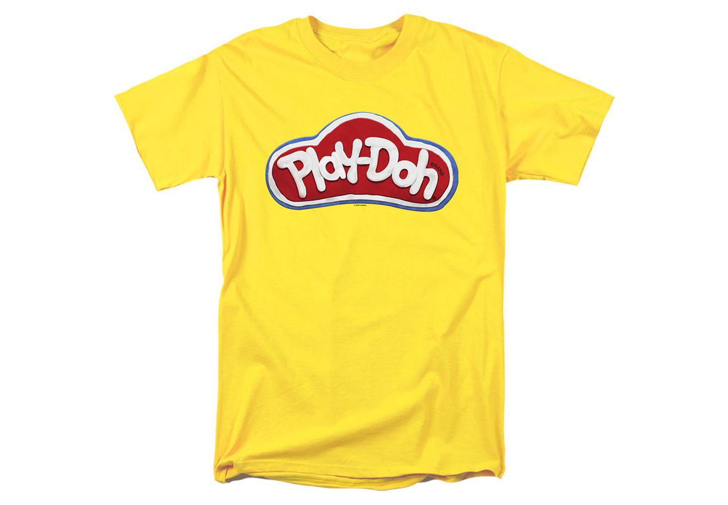 Мужская футболка Hasbro+ Big & Tall + Play-Doh Logo Made with Play-doh T, цвет: Banana — фото 1