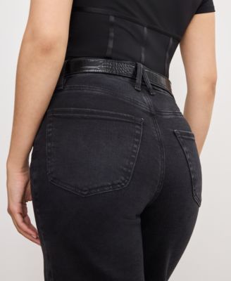 Soft Tech Good Petite Wide-Leg High-Rise Jeans