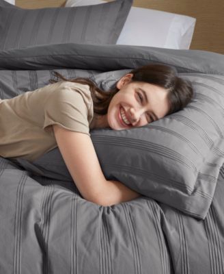 Logan Woven Striped 7-Pc. Comforter Set, Queen