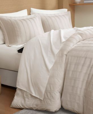 Logan Woven Striped 7-Pc. Comforter Set, Queen