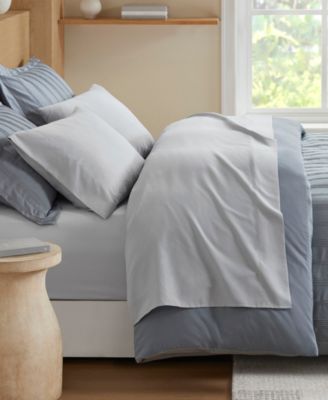 Logan Woven Striped 3-Pc. Duvet Cover Set, California King