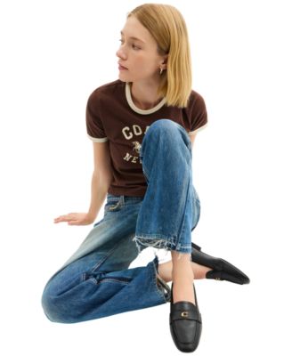 Women's Signature Sculpted C Round Toe Leather Loafers