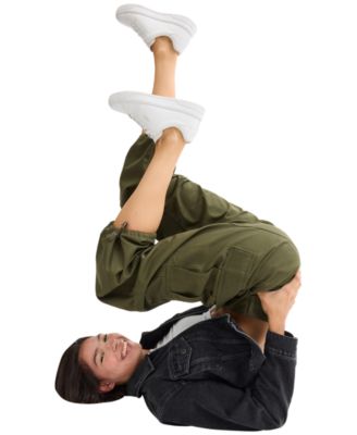 High Line Update Signature Canvas Lace-Up Sneakers