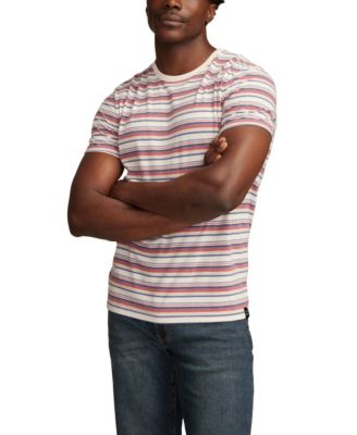 Men's Venice Burnout Stripe Crew Neck T-Shirt