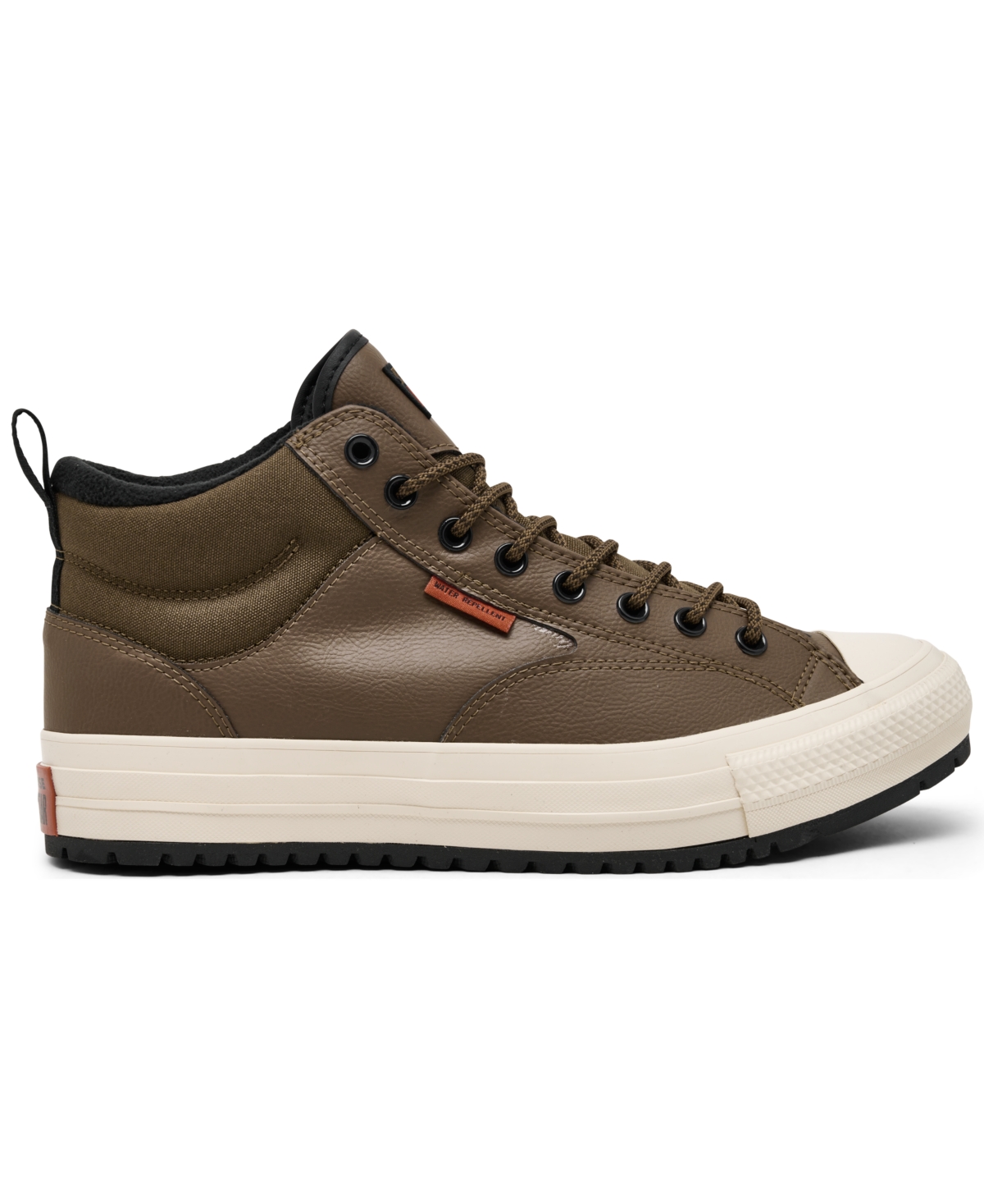 Converse Men's Chuck Taylor All Star Malden Street Mid Waterproof Casual Boots From Finish Line In Brown