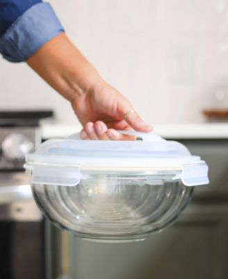 5-Piece Glass Food Storage Bowl Set