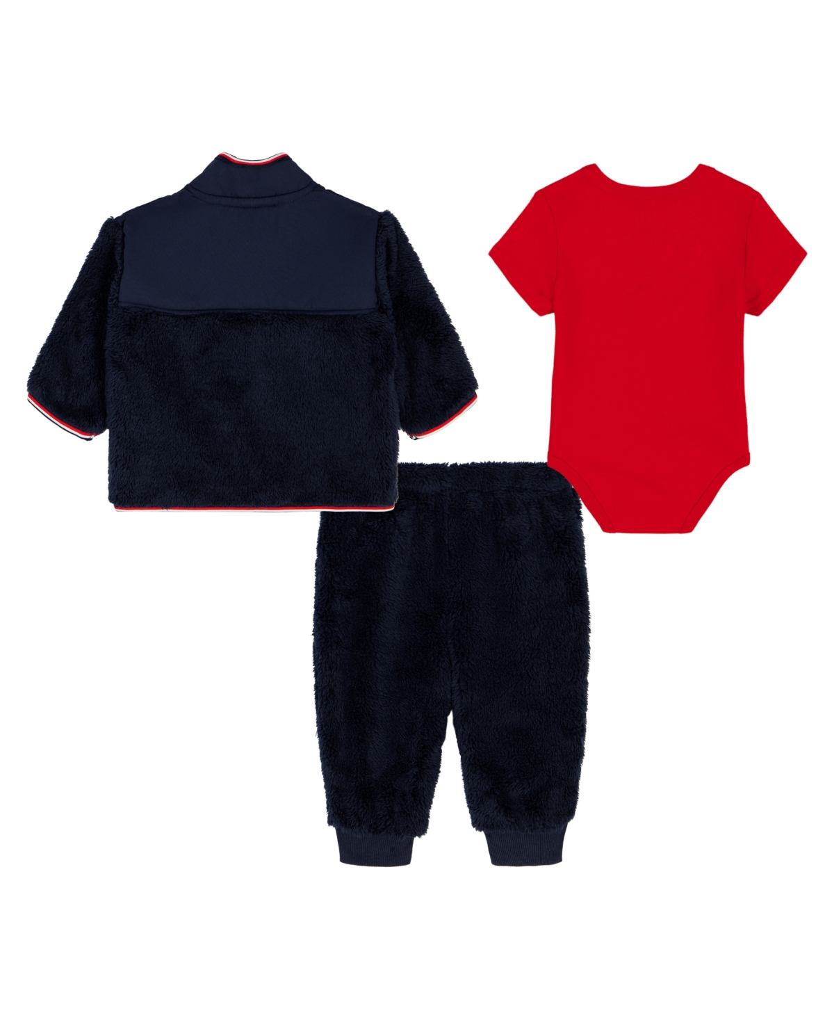 Tommy Hilfiger Baby Boys 3-piece Bodysuit, Jacket, And Pants Set In Multi