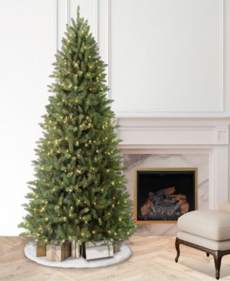 Puleo 7.5FT Pre-Lit Elegant Series Franklin Fir Artificial Christmas Tree
