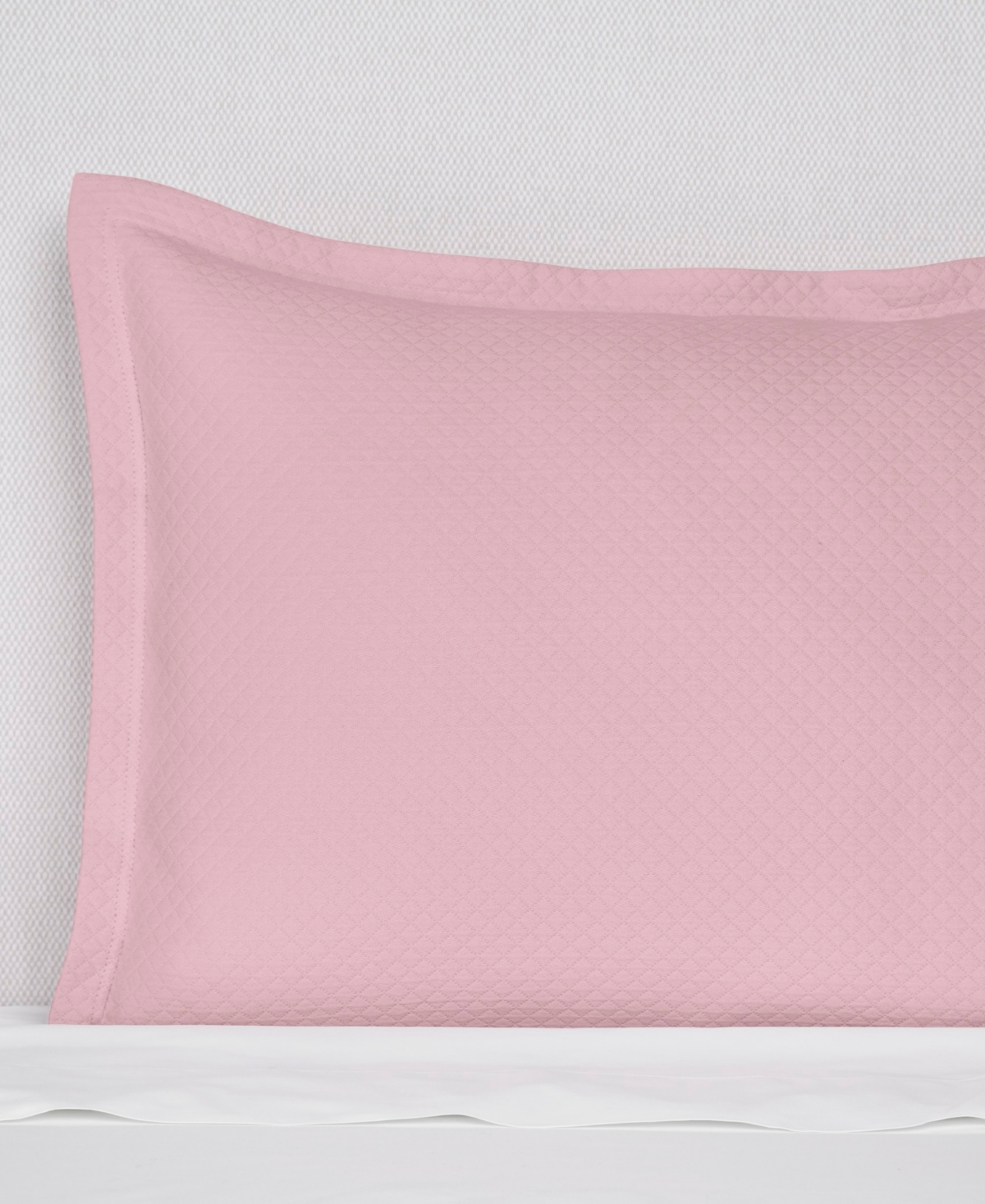 Sferra Rombo Cotton Boudoir Sham, 12" X 16" In Pink