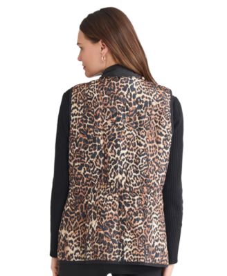 Women's Zip-Front Quilted Vest Jacket