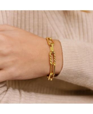 Sienna Adjustable Paperclip Chain Stackable Bracelet