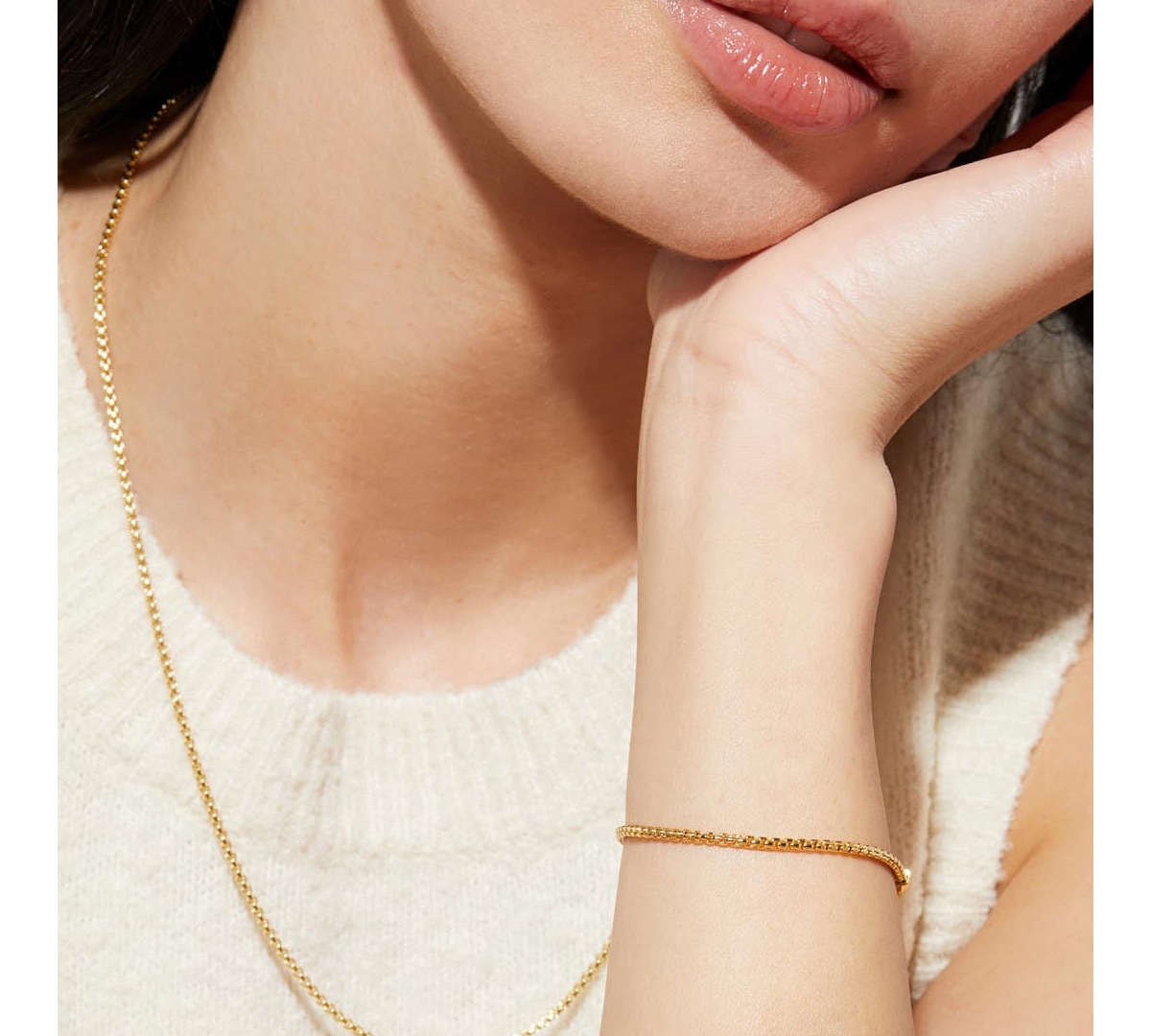 Ana Luisa Soft Box Chain Bracelet - Danay