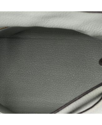 Pre-Owned Hermes Kelly 25 Handbag Grey Togo with Gold Hardware