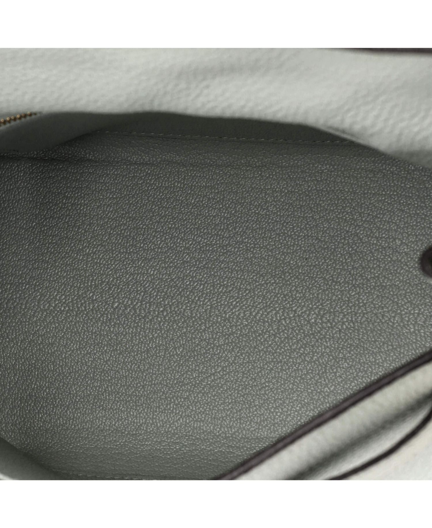 Pre-Owned Hermes Kelly 25 Handbag Grey Togo with Gold Hardware
