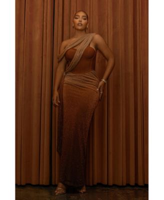 Women's Celestina Draped Maxi Dress