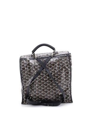 Saint Leger Briefcase Backpack Coated Canvas