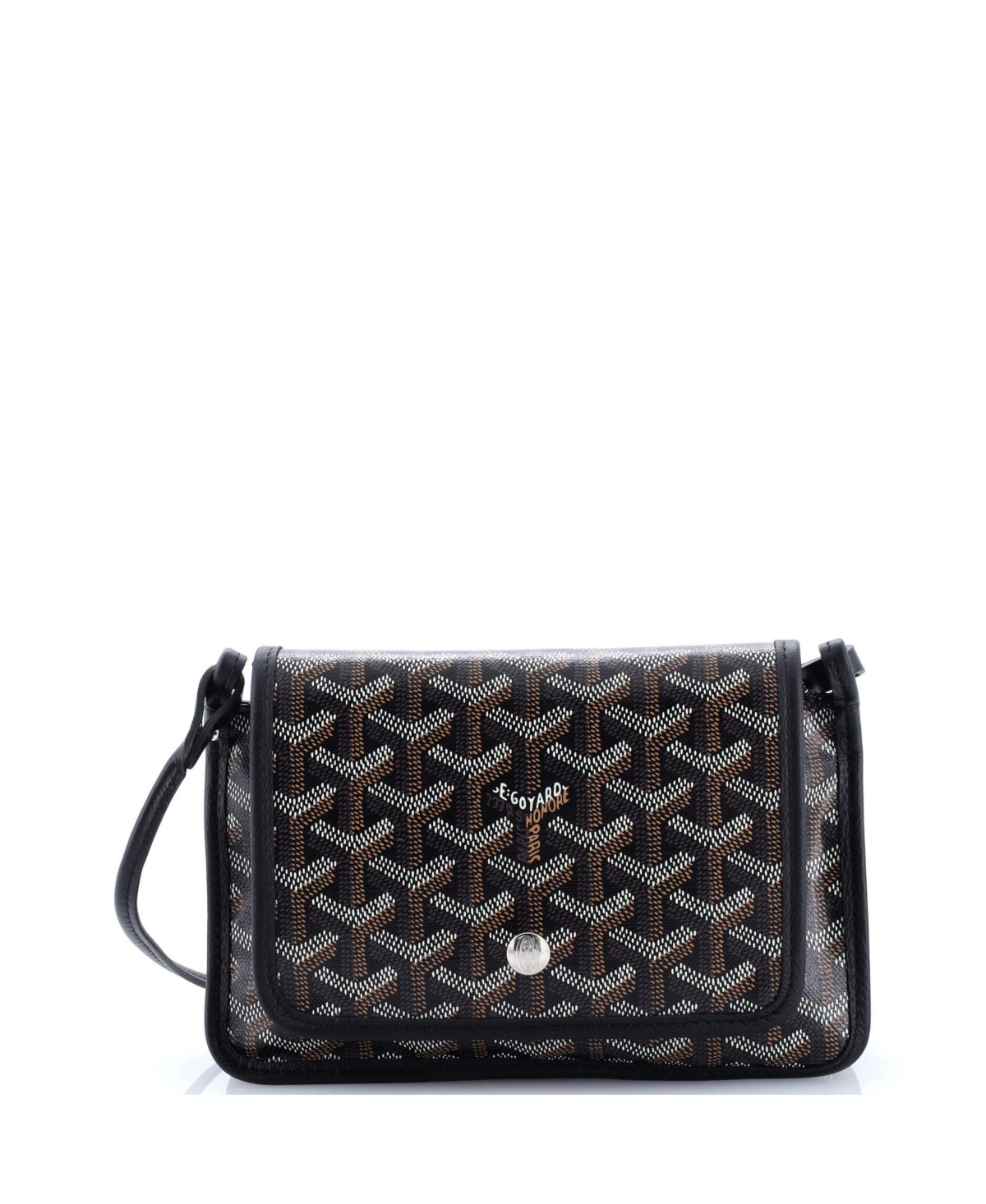 Pre-Owned Goyard Plumet Clutch Wallet Coated Canvas