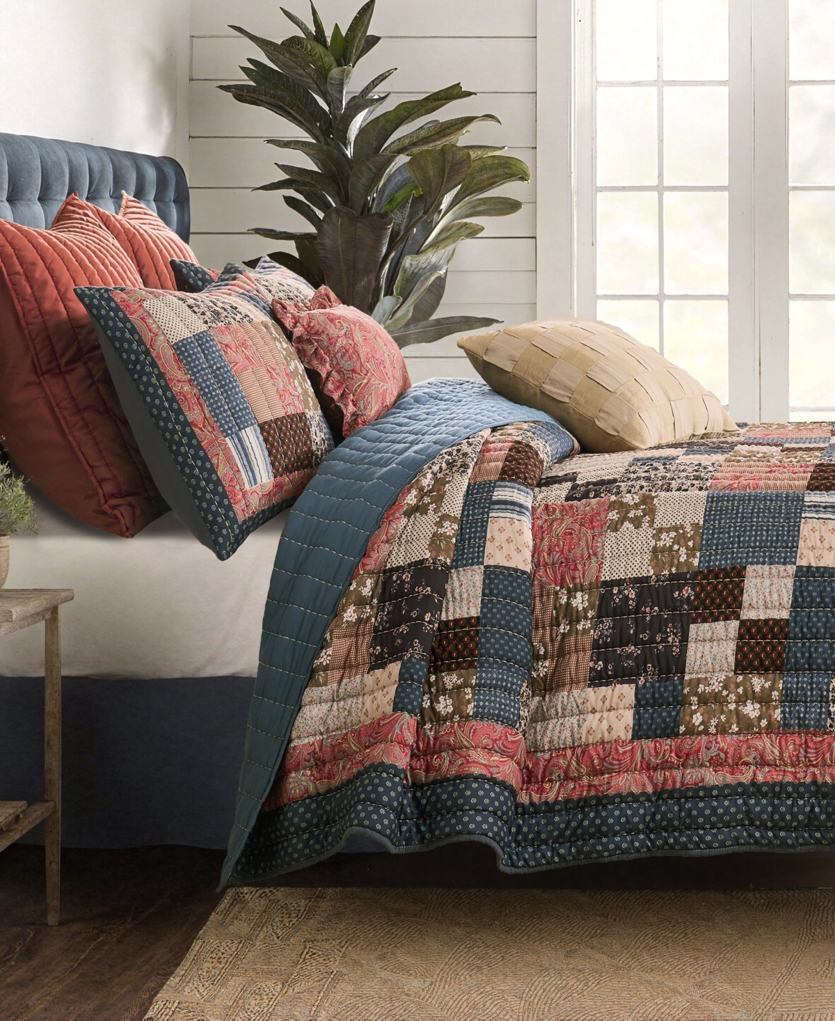 Greenland Home Fashions Shiloh Patchwork 2-pc. Quilt Set, Twin/twin Xl In Multi